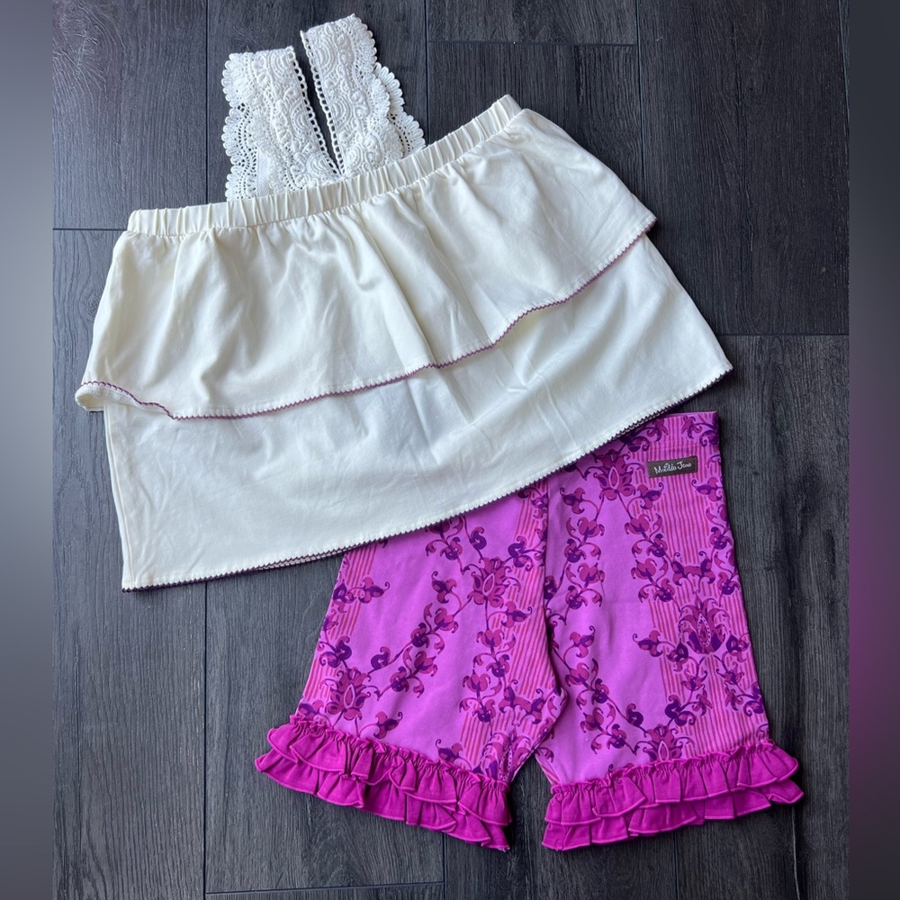 Matilda Jane Tank and Ruffle Shorts